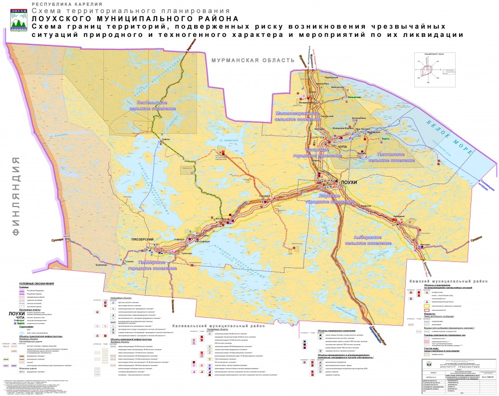 Схема территориального планирования - Администрация Лоухского  муниципального района - Официальный сайт